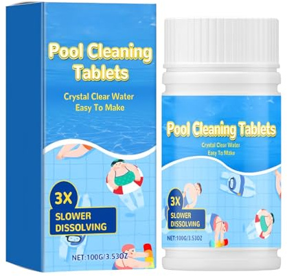 Pool Cleaning Tablets for Crystal Clear Water (1Pcs)