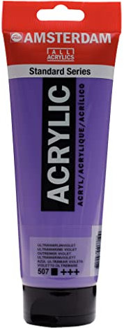 Amsterdam Standard Series Colores Acrílicos Tubo 250 ml Azul Ultramar Violeta 507 (17125070)