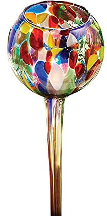 Milford Glass Collection Candle Globe - Long Stemmed Tea Light Holder Large