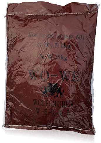 WO-WE Eisenoxid Pulver Pigmentpulver für Betonfarbe Lehm Keramik W120 Braun 10KG - (2x5kg)