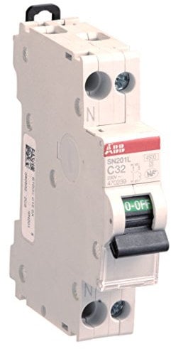ABB 470091 Disjoncteur modulaire phase plus neutre 32 A