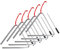 5x XDrum Triangel mit Schlägel - Triangle für Kinder und Musikalische Früherziehung - Schlaginstrument mit 15cm (6) Größe und Klöppel - Stahl Rhythmusinstument für Kindergarten Set
