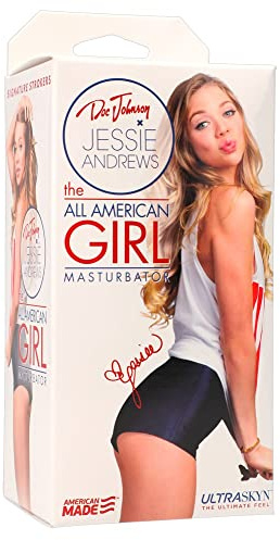 Doc Johnson ULTRASKYN Masturbator - Pocket Pal - Open-Ended Stroker - Proudly Made In America - Vanilla