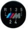 Original BMW M 5-Gang Schaltknauf-Plakette (25 11 1 221 613)