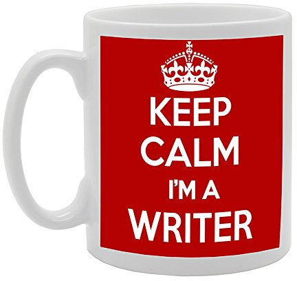 MG1021 Mug en céramique Motif Keep Calm I'M A Writer