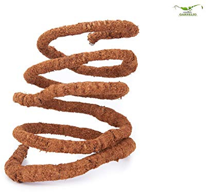 Natureholic Flexible Liane 200 cm mit Kokosfasern - Ideale Klettermöglichkeit für Reptilien