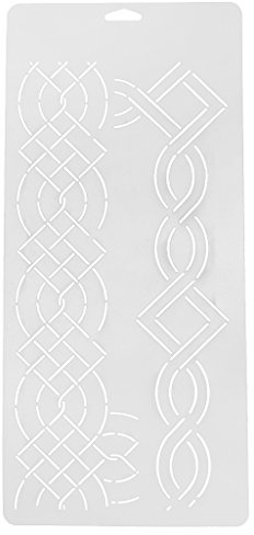 Variieren Sie Muster Kunststoff Schablone Quilten Vorlage DIY Sewing Craft Tool - Farbe 4, 40x20cm