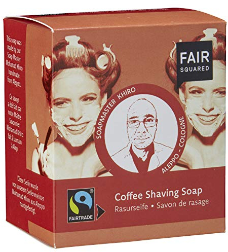 Fair Squared Rasurseife 2 x 80 Gramm - für trockene Haut - vegane Naturkosmetik - Zero Waste