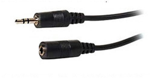 Ogquaton rallonge jack 3,5 mm mâle à la prise femelle rallonge câble stéréo noir câble audio auxiliaire AUX 1m pratique et utile