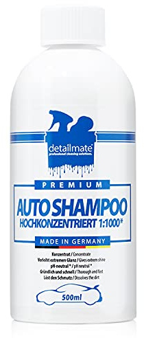 detailmate Autoshampoo - Konzentat - pH neutral - hochschäumend - extremer Glanz - 500 ml
