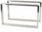 Montixx® 2X (1 Paar) Quadrat-Couchtisch & Tischkufen Bank Tischuntergestell B 50cm x H 40cm Edelstahl