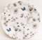 Secret Garden Plates 6 15 cm Set of 2 Fine Bone China Flowers Butterflies Bees Hand Decorated in UK