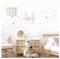 Little Deco Wandtattoo Sterne & Wunschname I Wandbild 150 x 50 cm (BxH) I Kinderzimmer Babyzimmer Wandaufkleber Mädchenzimmer Stern Wandsticker Aufkleber DL318-D5