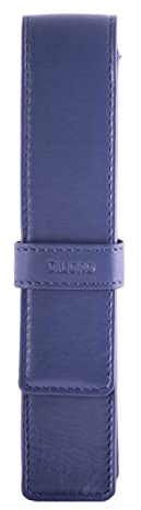 DiLoro Federmäppchen aus Leder für einen Füllfederhalter, Tintenroller und Bleistift