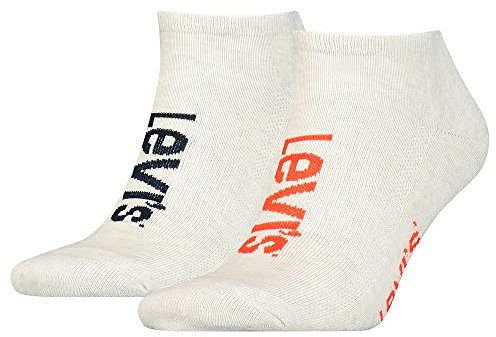 Levi's Quarter Calcetines, Blue/Green, 35/38 (Pack de 2) Unisex Adulto