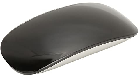 Bewinner Mouse Wireless Silenzioso Bluetooth Ultra Sottile 1600 DPI Con Touch Wheel, Ottico Portatile Con Batteria Intercambiabile, per Laptop, Tablet, Desktop, PC (Nero)