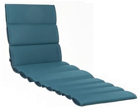 KETTtex EXKLUSIV Auflage Liege Petrol-Grün I Gartenliege Polster 200x60x3cm I KTH1 Liegenauflage weich & robust I Liegestuhl-Auflage UV-beständig I wasserabweisendes Liegekissen I Dessin 2312