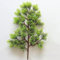 TONZN 35 cm Künstliche Thuja-Kiefernwurzel, Kunststoff Gefälschte Kiefernzweige Thuja-Zweige Zubehör Geschnitzte Landschaft Welcome Pine Bonsai Bouquet (Color : Red)