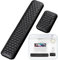 Giecy Keyboard Mouse Wrist Rest, Ergonomic Keyboard Support Pad Wrist Rest, with Soft PU Leather & Memory Foam Pain Relief for Home Office Computer Desks, Laptops, Gaming,Typing (Black)