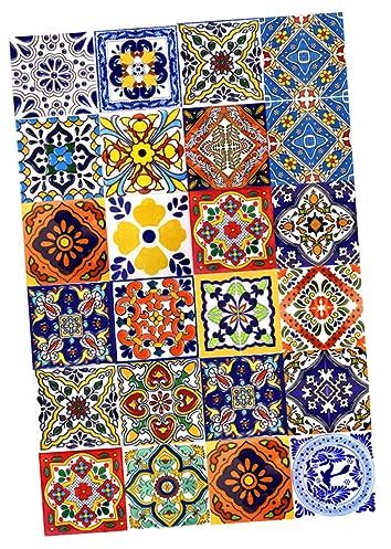 Hoement Wohnkultur 24st Fliesenboden Abziehen Und Aufkleben Aufkleber Für Bodenfliesen Abziehen Und Aufkleben Wand Marmor-bodenfliesen Zum Marmor Fliese Mexiko Pvc Abnehmbar 4x