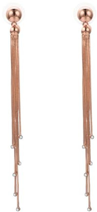 Vissen Boucles D'Oreilles Pendantes Longues Chaine Pour Femme Boucles Oreilles Frange Rose Gold Chic Bijoux