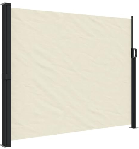 vidaXL Toldo Lateral retráctil Crema 160x500 cm