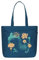 Ecoright Aesthetic Canvas Tote Bag for Women Large Zipper Bags with Pocket, School, Work, Beach, Yoga, Gifts, Womens Tote Bag, Happy Flowers, One Size, Utility