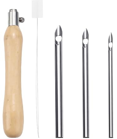 1 Satz Stickstanznadel-Set, Tragbare Stanznadel, Sticknadeleinfädler, Verstellbares Nadelstanzwerkzeug, Heimnähzubehör, DIY-Strickwerkzeuge