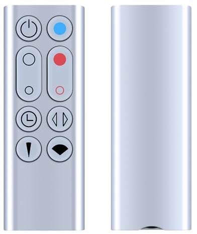 TCNOUMT New Replacement for Dyson AM09 Air Purifier Leaflessf Fan Remote Control Pure Hot+Cool Link Desk Air Purifier Humidifier HP00 HP01, Non-metallic material