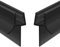 Flintronic Joint de Douche pour Paroi en Verre, 100CM 2PCS Barrière de Douche, Joint Porte Douche pour Vitre 4-6mm, Joint d'Étanchéité Cabine Douche Barrière Pliable, PVC Matériel(Noir)