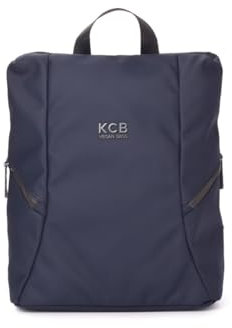 KCB Mochila Antirrobo Pequeña Side | Comodidad y Seguridad | Diseño Moderno y de Calidad | Ideal para Viajar y el Día a Día | Asas Ajustables | 100% Vegano | Color Azul
