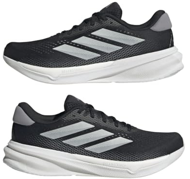 adidas Mens Supernova Stride 2 Running Trainers Adults Road Black/White 8 UK