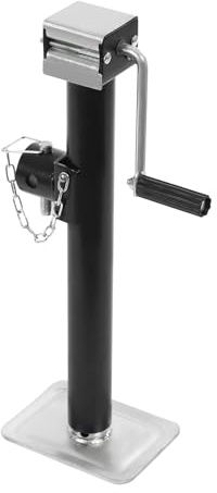 MooBeey Släpvagnsstöd av stål, släpvagn med handtag, 57–94 cm justerbar bil släpvagn stöd max. Lastkapacitet: 2,27 T, stödhjul, släpvagn, stödben, ställningsstöd för släpvagn