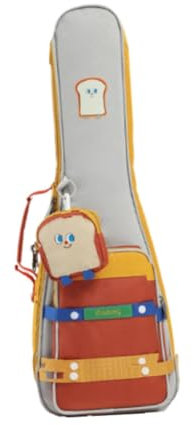 Dickly Ukulele Gig Bag Ukulele Rucksack Ukulele Case Ukulele Tasche für Outdoor-Konzertreisen, 26 Inch