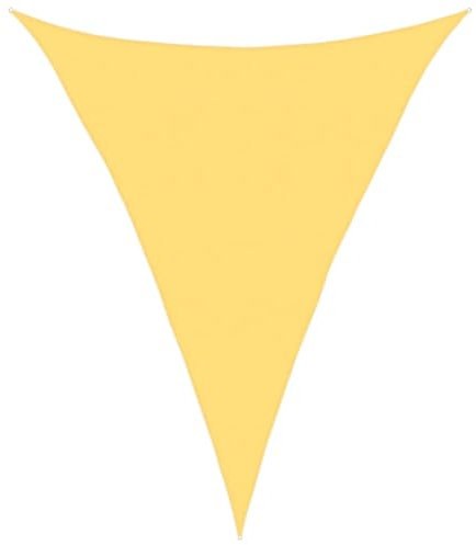 Kangqiling Voile Parasol 160 g/m² Beige 5 x 6 x 6 m HDPE, Beige, 311153