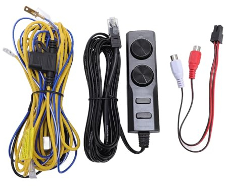 Car Subwoofer Speaker Wire, Remote Control Stereo Audio Cable with Indicator Light for TS-WX130DA Accessory