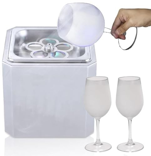 RoyceBee Refroidisseur de Verre Instantané Rapide Au Co2 pour BièRe, Vin, Whisky, Cocktail, Champagne, Martini, Rhum, Boissons dans Les Bars, DiscothèQues, Pubs, Restaurants, HôTels