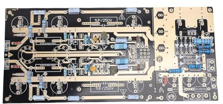 Cuifati Phono Amplifier Board, Enhance Sound Quality 130x285mm PCB Tube Phono Amplifier Kit for MM Turntable