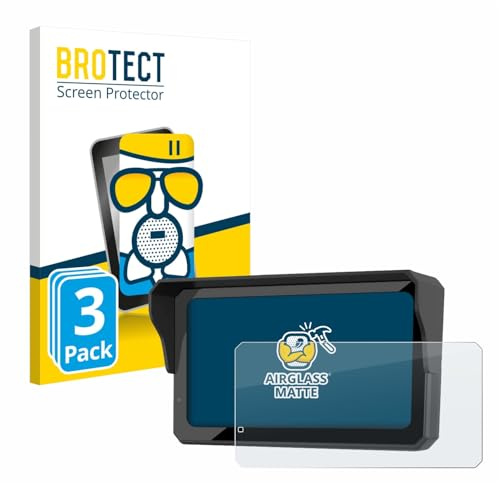BROTECT Schutzglas für Carpuride W602BS Pro | 3 Stück Entspiegelnder Displayschutz Made in Germany Schutzfolie Matt Kratzfest 9H Anti-Fingerprint Einfache Montage