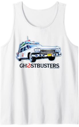 Ghostbusters Logo Ecto 1 New York NYC 80er 1984 Vintage-Film Tank Top
