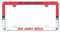 NHL New Jersey Devils Nummernschild mit farbigem Rahmen