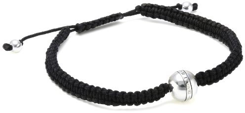 Thomas Sabo Damen-Armband Sterling Silber Rebel at heart längenverstellbares Stoffarmband Breite 0,6 cm A1119-173-11-L