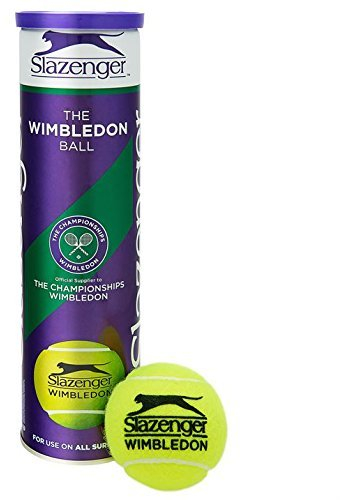 Slazenger Wimbledon-Tennisbälle, offizielle Produkt, 3 Röhren, 12 Bälle