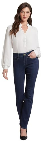 NYDJ Women's Marilyn Straight Leg Jeans in Sure Stretch Denim, MABEL, 4