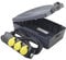 Masterplug WBXIP35/FR-MP IP54 MASTERBOX Coffret étanche avec Bloc 3 Prises IP44, 3000 W, 230 V, Noir