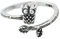 Helen de Lete Nacht Eule 925 Sterling Silber offenen Ring