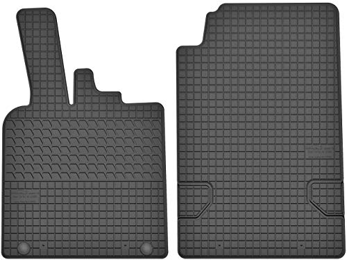 Gummimatten Vorne Gummi Fußmatten Satz für Smart ForTwo II (2008-2015) - 2-teilig - Passgenau