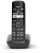 Gigaset AS690 - téléphone DECT sans fil - grand écran à haut contraste - excellente qualité audio - profils sonores réglables - fonction mains libres - protection des appels indésirables, noir