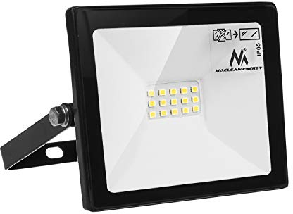 Maclean MCE510 CW LED Flutlicht Strahler LED Fluter IP65 Wasserdicht Scheinwerfer Außenbeleuchtung Licht Slim Premium 800lm (Kaltweiß 6000K, 10W) …
