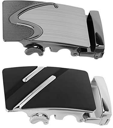 chiwanji Ceinture à Cliquet Uniquement Pour Sangle De Ceinture, Boucle à Glissière Automatique - Paquet De 2